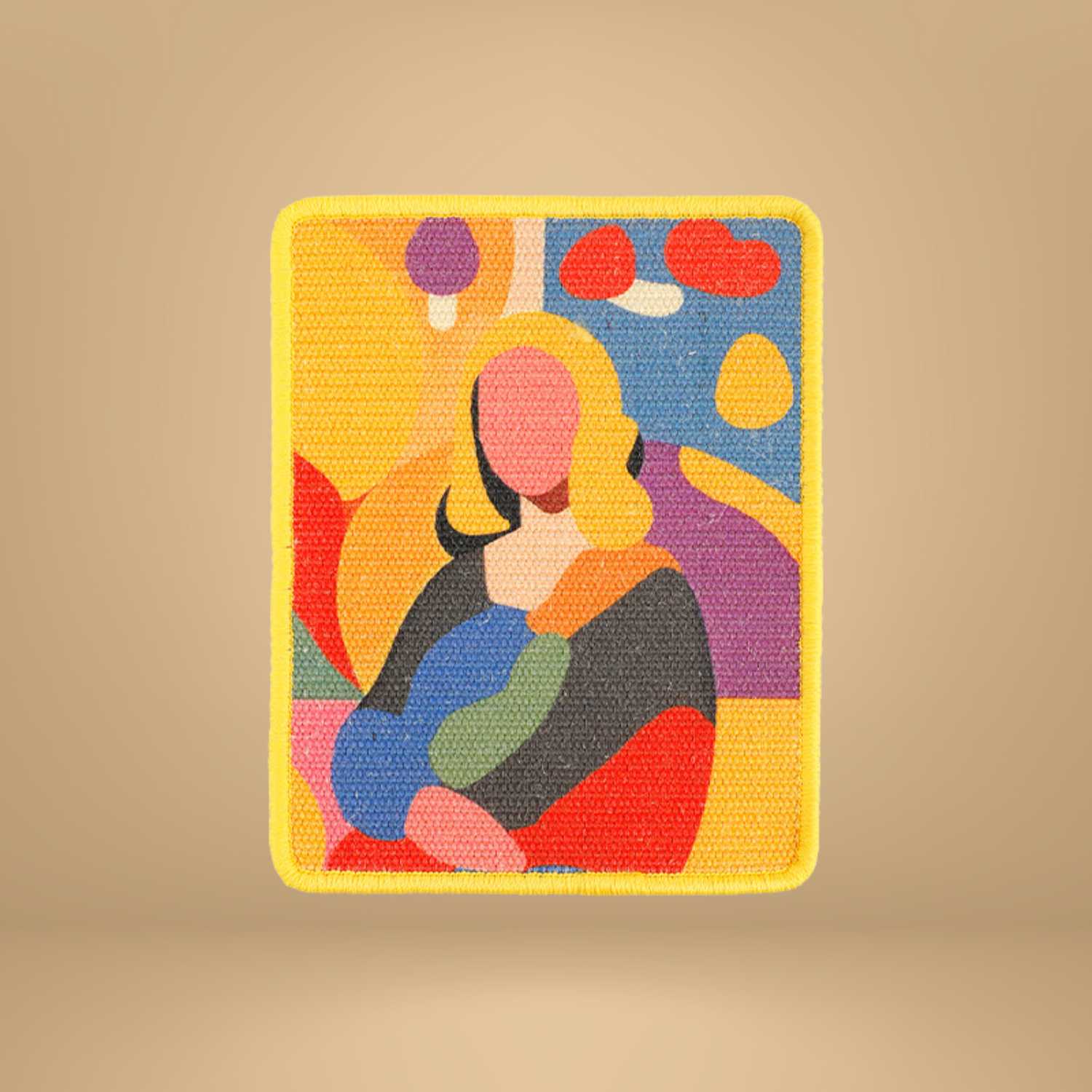 Kattenkrabmat Sisal abstracte mona lisa